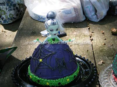 Homemade Lagoona Monster High Birthday Cake