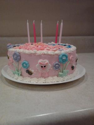 Homemade Lalaloopsy Birthday Cake