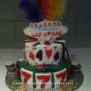 Homemade Las Vegas Birthday Cake Idea