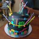 Coolest Laser Tag Birthday Cake