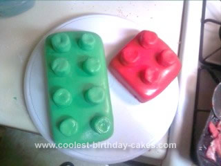 Homemade Lego Birthday Cake Idea