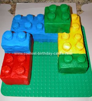 Homemade Lego Cake