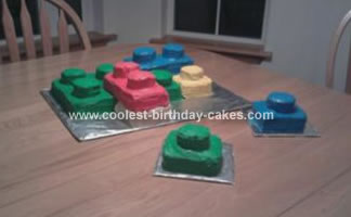 Homemade Lego Cake