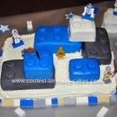 Homemade Lego Star Wars Birthday Cake
