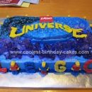 Homemade Lego Universe Cake