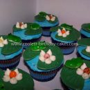 Coolest Lilly Pad and Frog Cupcakes