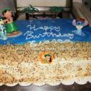 Homemade  Lilo & Stitch Birthday Cake