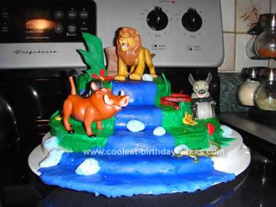Fresh Cream Cake Lion King theme Animals Cakes Safari Animals