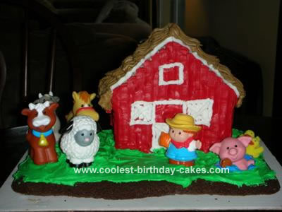 Little People Farm Cake