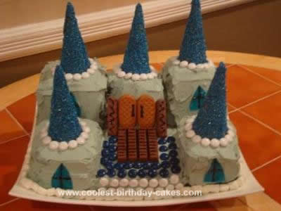 Homemade Little Prince Castle Cake