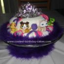 Homemade  Littlest Pet Shop Birthday Cake Idea