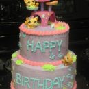 Homemade LPS Theme Birthday Cake