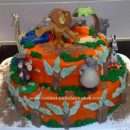 Homemade Madagascar Birthday Cake Design