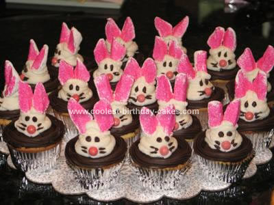Homemade Magic Show Bunny Cupcakes