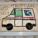 Homemade Mail Truck Birthday Cake