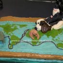 Homemade Darwin's Map Cake