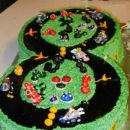 Homemade Mario Kart Birthday Cake