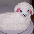 Homemade Mary's Little Lamb Cake