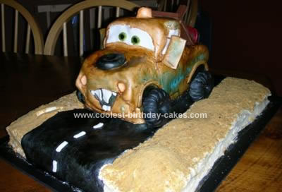 Homemade Mater Birthday Cake