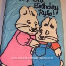 Homemade Max And Ruby Birthday Cake