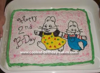 Homemade Max and Ruby Cake