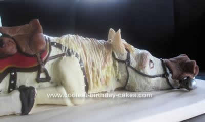 Homemade Maximus Horse Cake