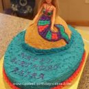 Homemade Mermaid Birthday Cake