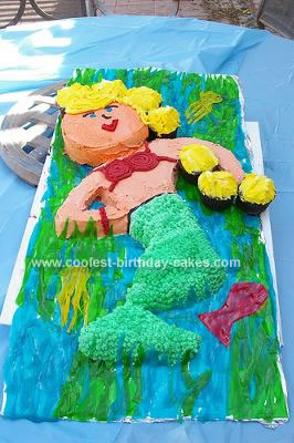 Homemamde Mermaid Cake