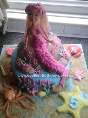 Homemade Mermaid Cake