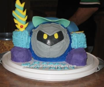 Homemade Meta Knight Cake
