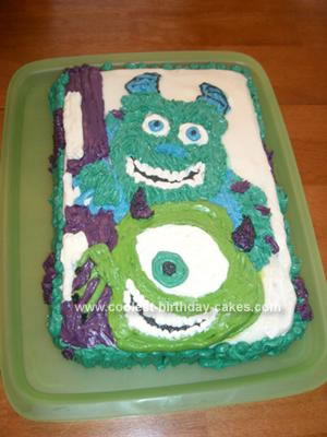 Monsters Inc. - Mike and Sully in Buttercream