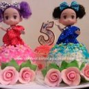 Homemade Mini Princess Birthday Cake