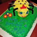 Homemade Miss Spider Birthday Cake