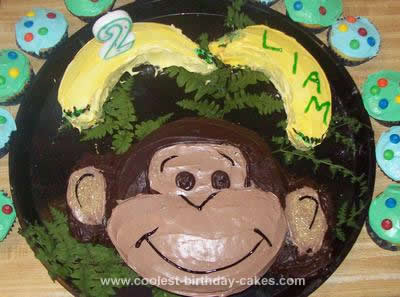 Homemade Monkey Face Cake