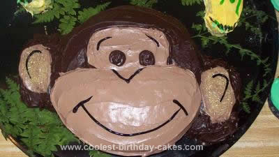 Homemade Monkey Face Cake