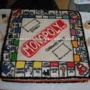 Homemade Monopoly Cake