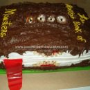 Homemade Monster Book of Monsters Cake from Harry Potter