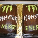 Homemade Monster Drink Birthday Cake