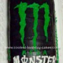 Homemade Monster Energy Cake