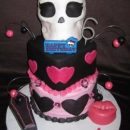 Homemade Monster High Draculaura Birthday Cake