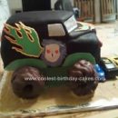 Homemade Monster Truck Birthday Cake Design