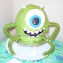 Homemade Monster Mike Cake