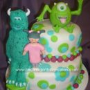 Homemade Monsters Incorporated Birthday Cake