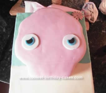 Homemade Moshi Monster Poppet Cake