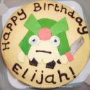 Homemade Moshi Monsters General Fuzuki Birthday Cake