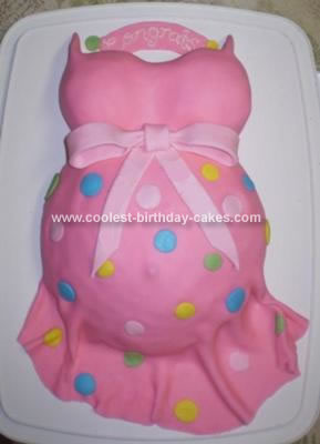 Homemade Mother To Be Cake