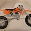 Homemade Motocross Bike Birthday Cake