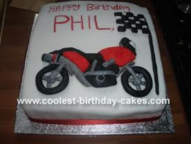 Motorbike Cake
