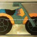 Homemade Motorcycle Cake