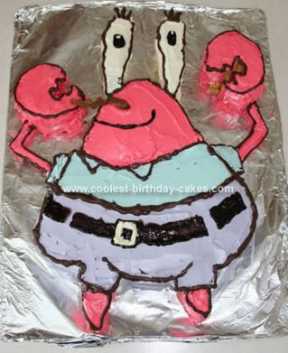 Homemade Mr. Krabs Cake